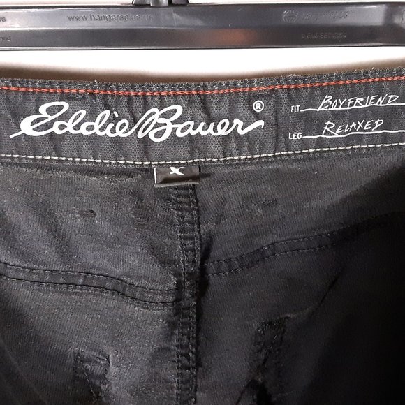 Eddie Bauer Jeans Pants Size Short 16 Gray Cord - Picture 3 of 5